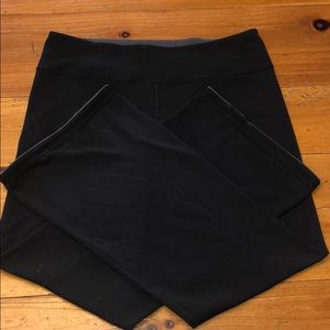 Black/Gray Flare Lululemon Yoga Pants Size 12